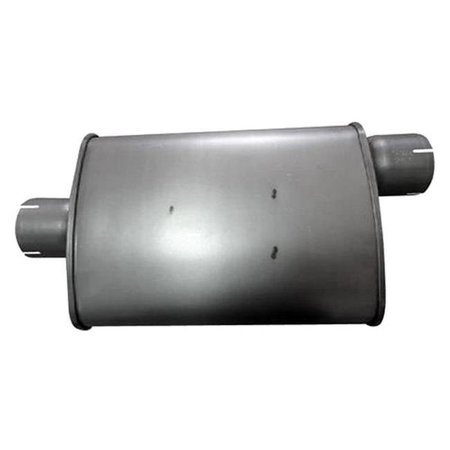 SPEED FX Speed FX S73-3001AS 3 in. Inlet Exhaust Muffler S73-3001AS